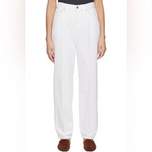 Toteme White Tapered Jeans